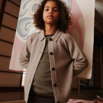 Mocca/ Wheat Rib Sweater