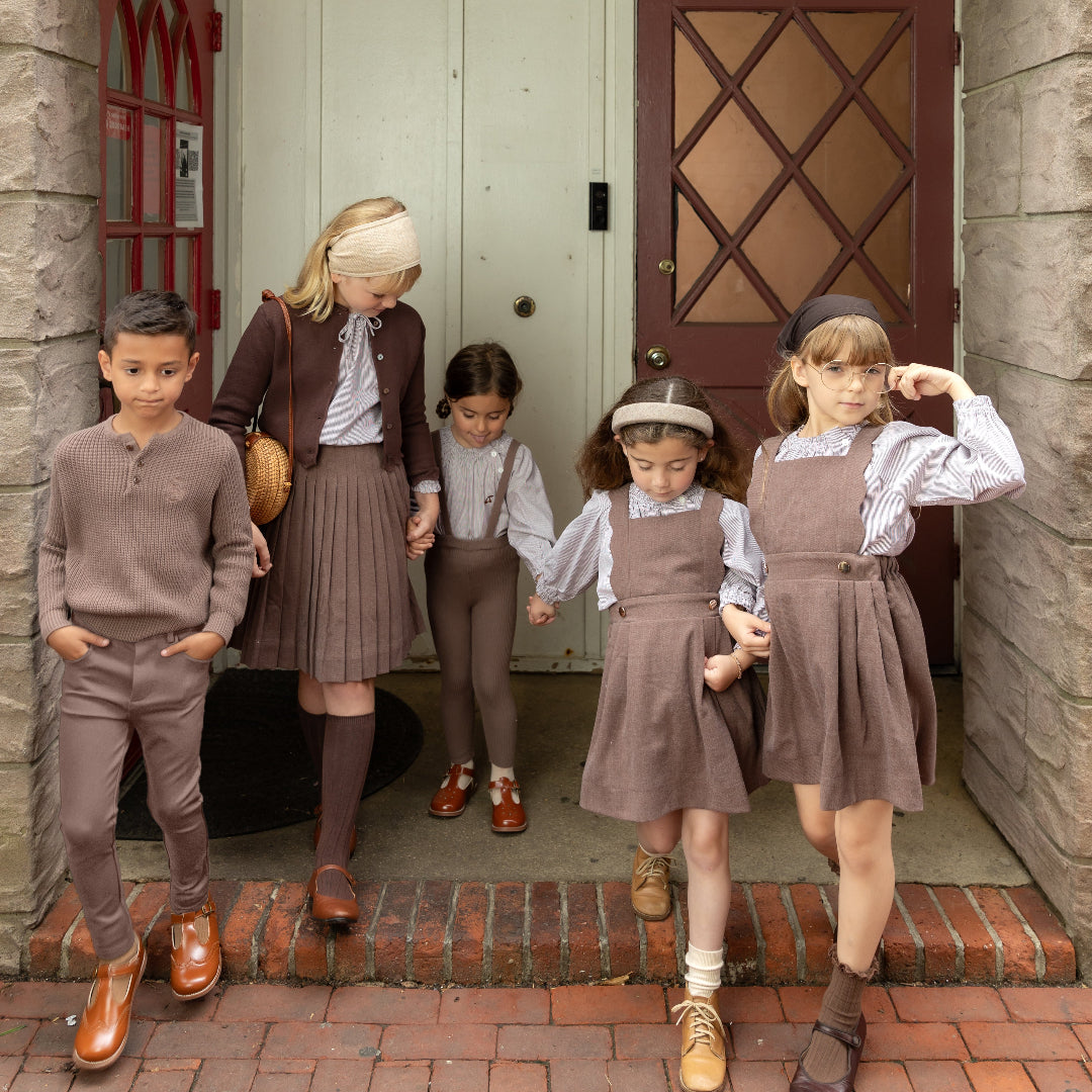 Brown Boy Knit Set