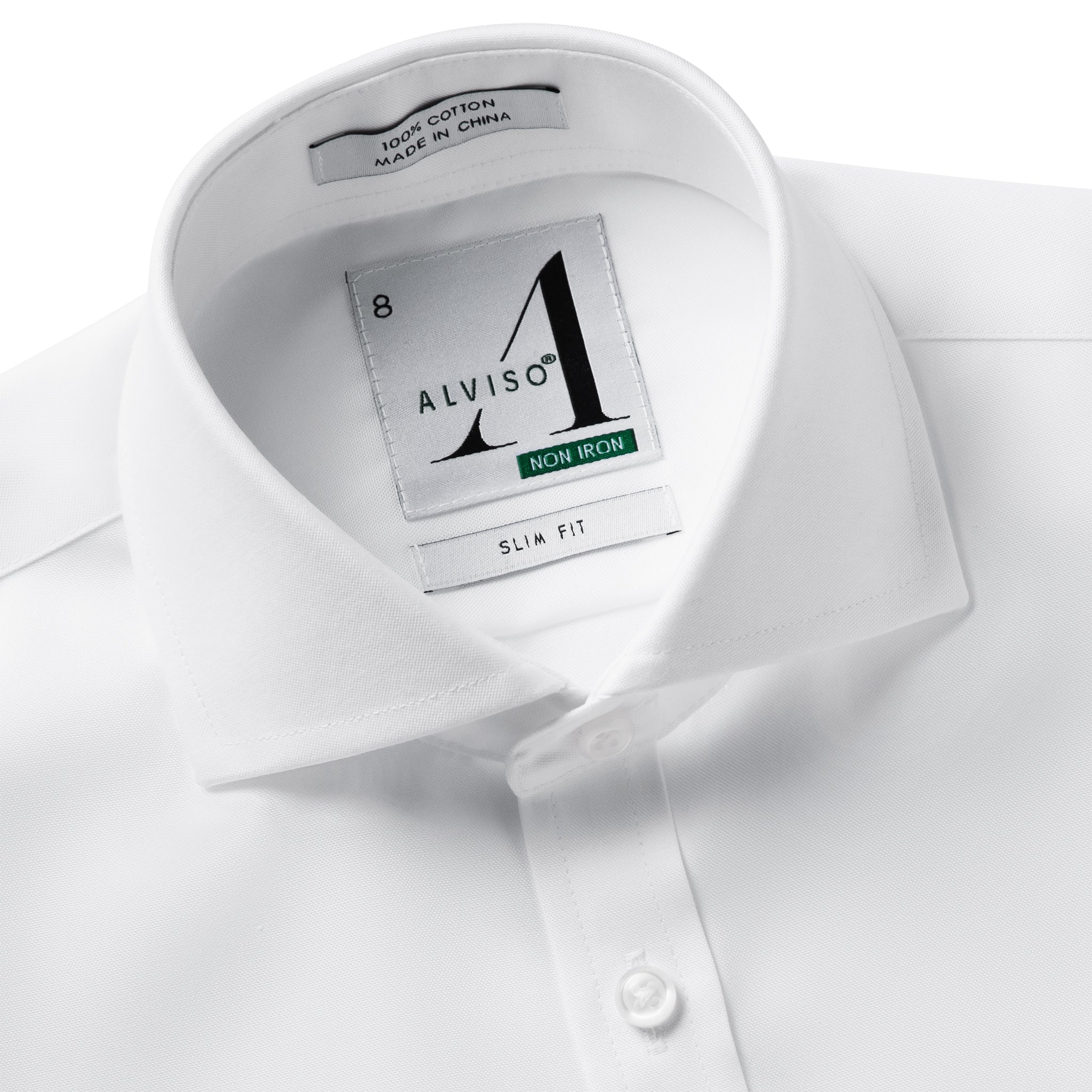 White Long Sleeve Non-Iron Shirt