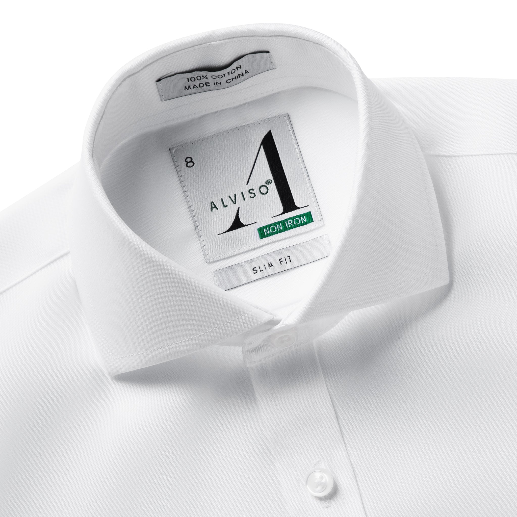 White Short Sleeve Non-Iron Shirt
