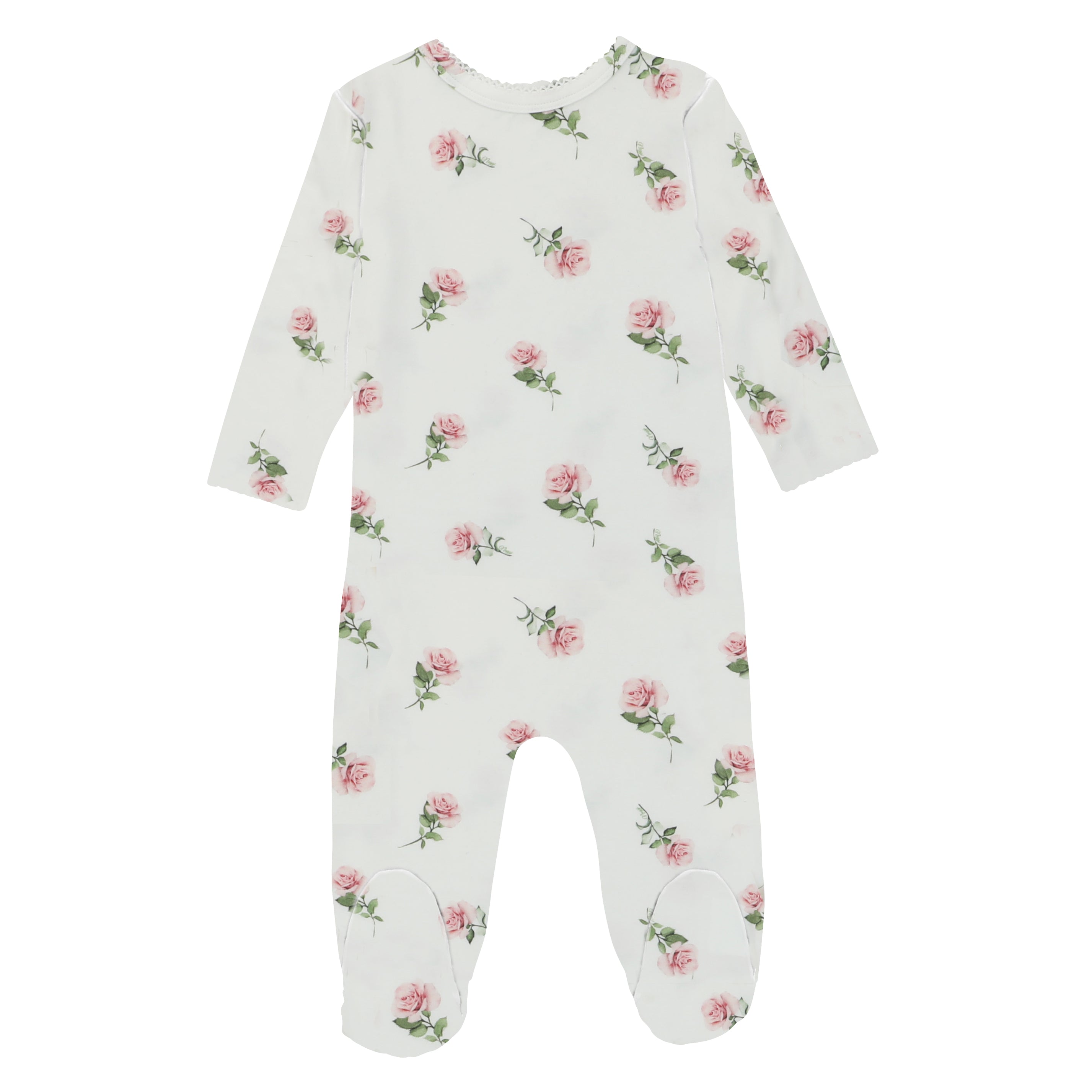 Floral Girl's Footie