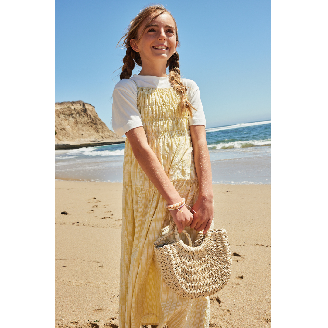 Pashmini Yellow Bella Searsucker Jumper