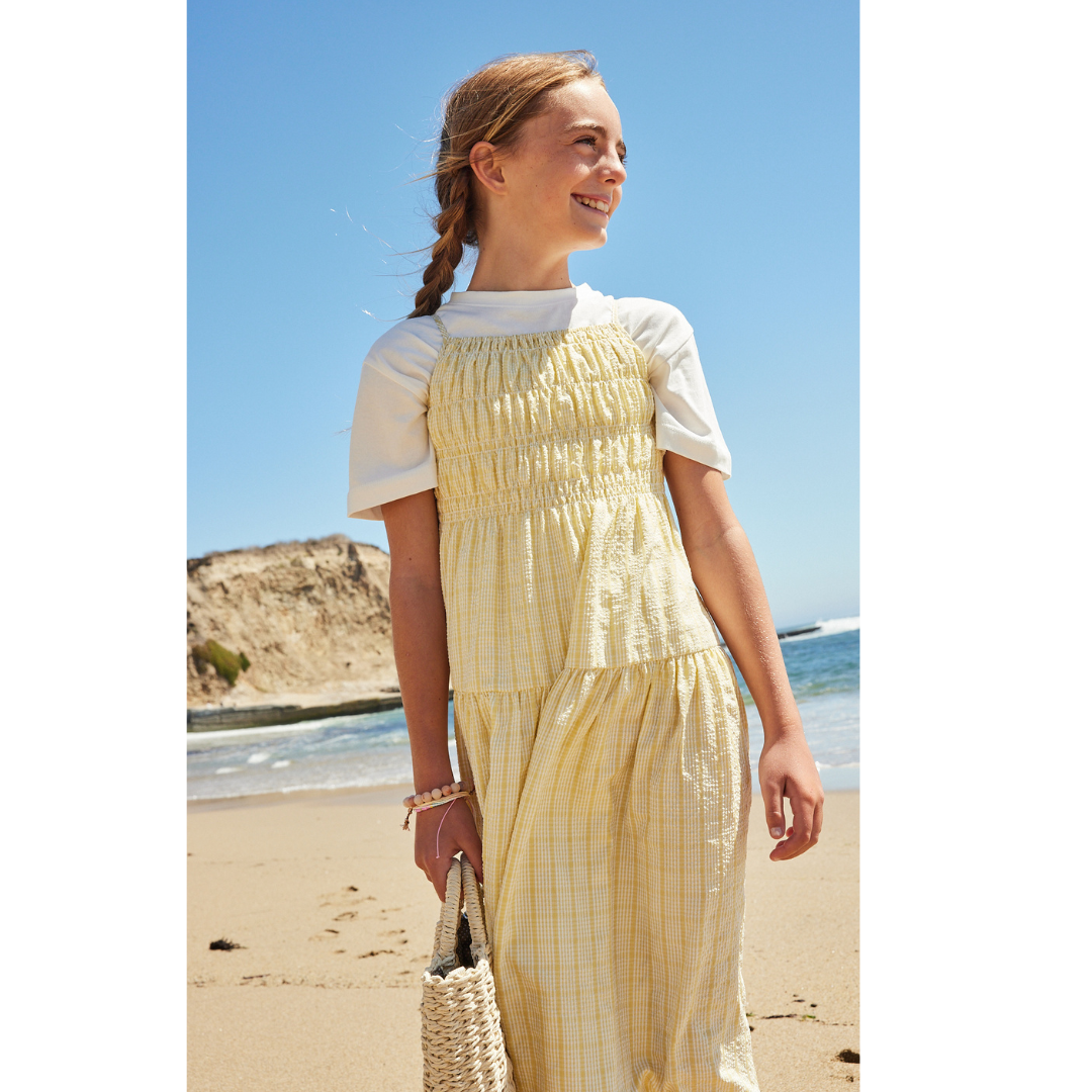 Pashmini Yellow Bella Searsucker Jumper