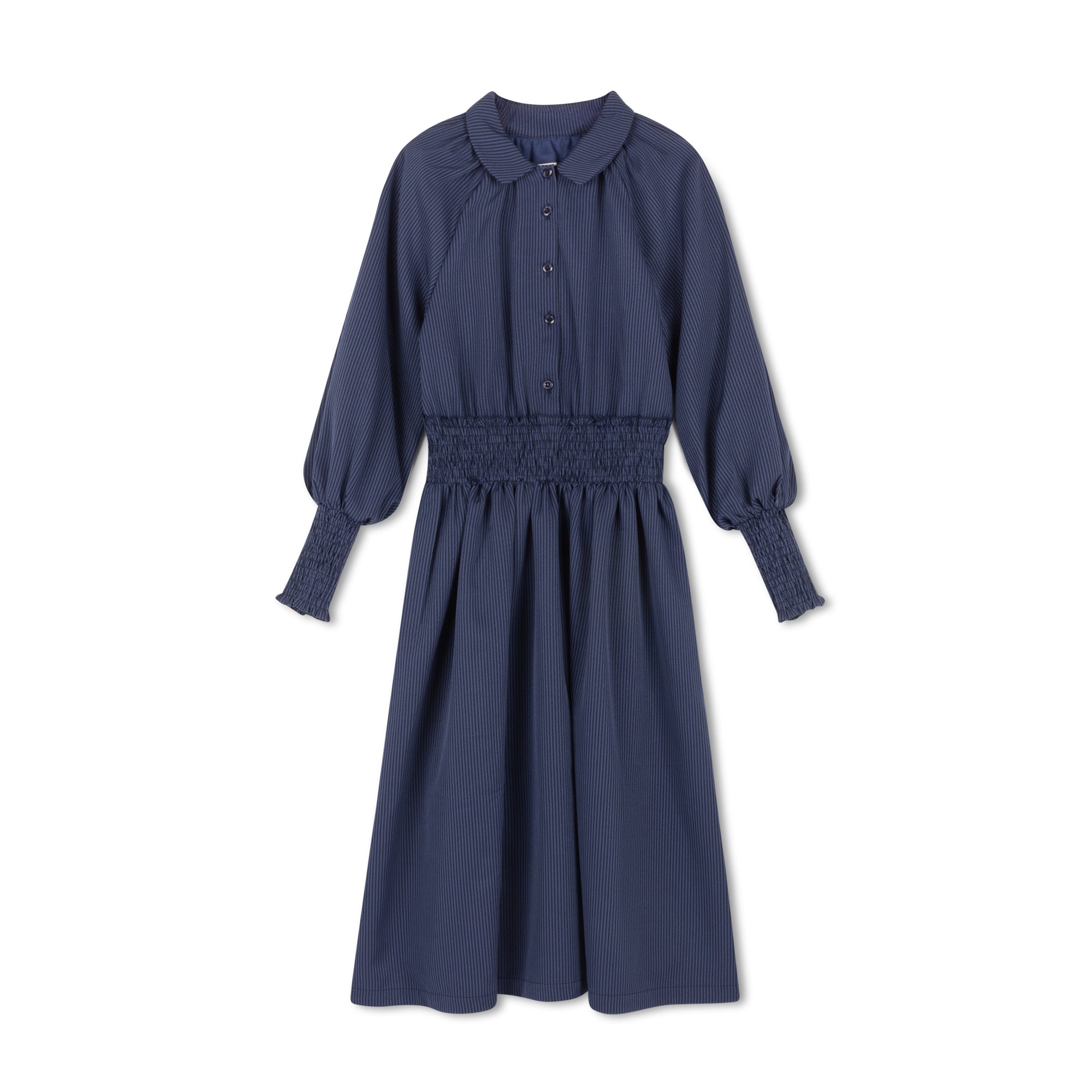 Blue Stripe Teen Waisted Dress