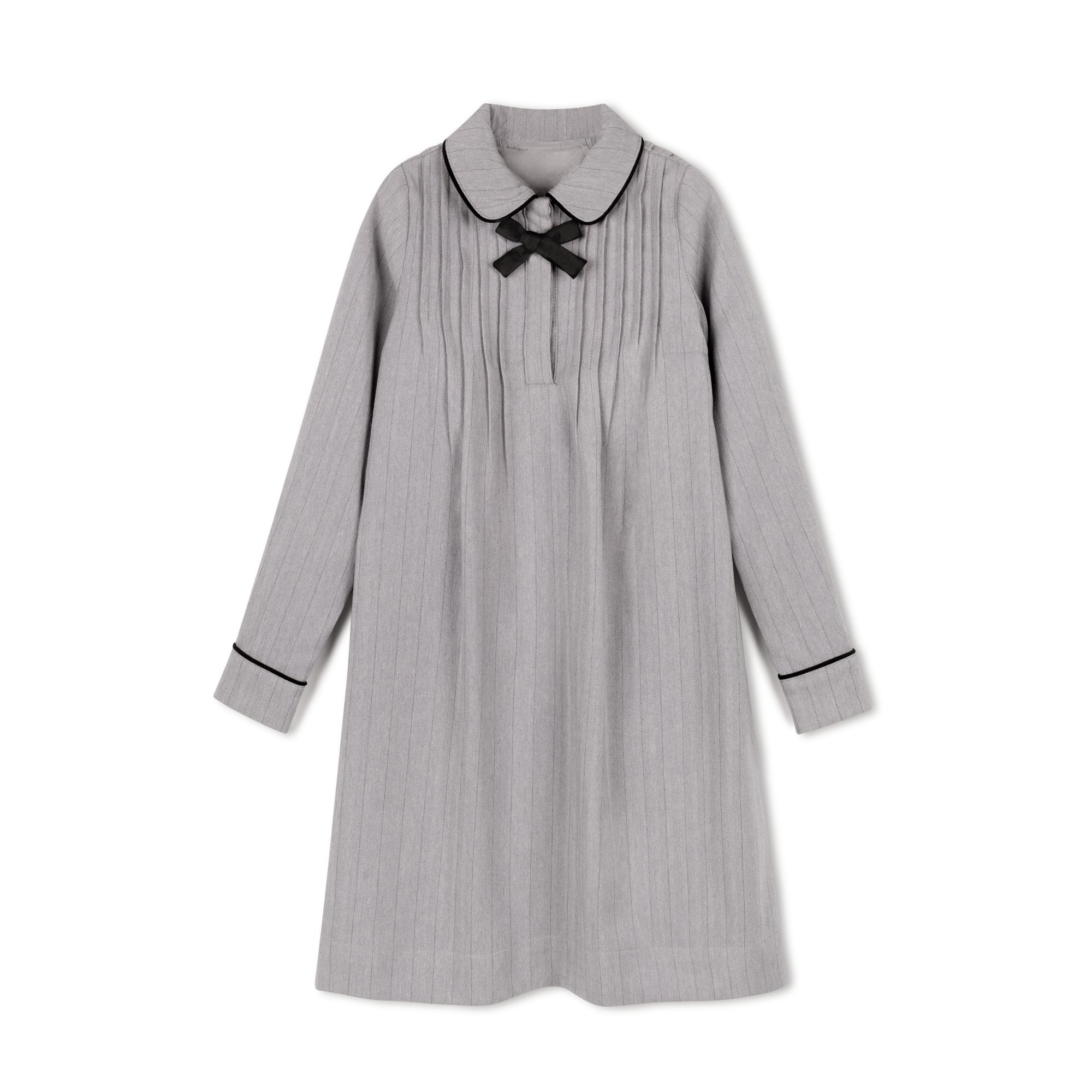 Grey Pinstripe Dress