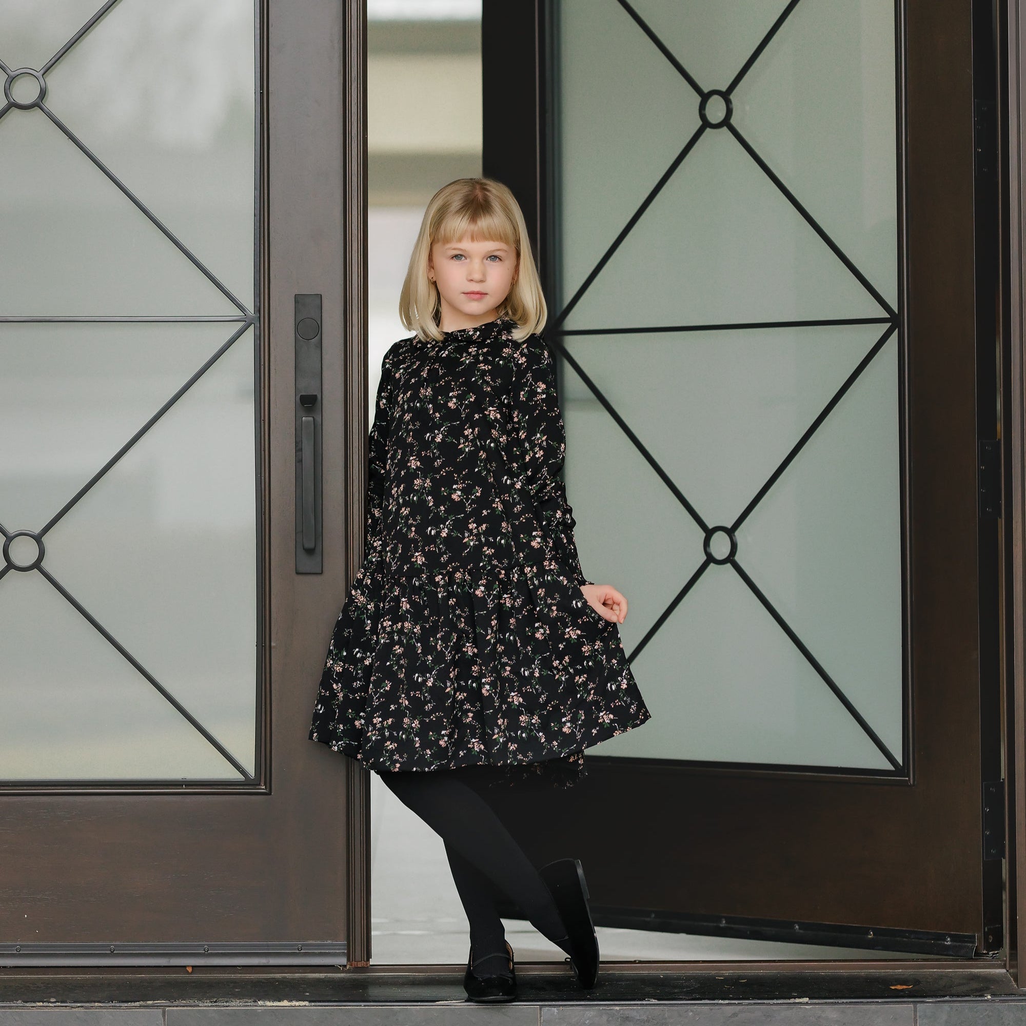 Floral Collar Dress