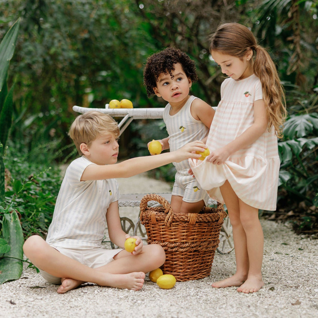 Lemon Fruit Collection Tank and shorts