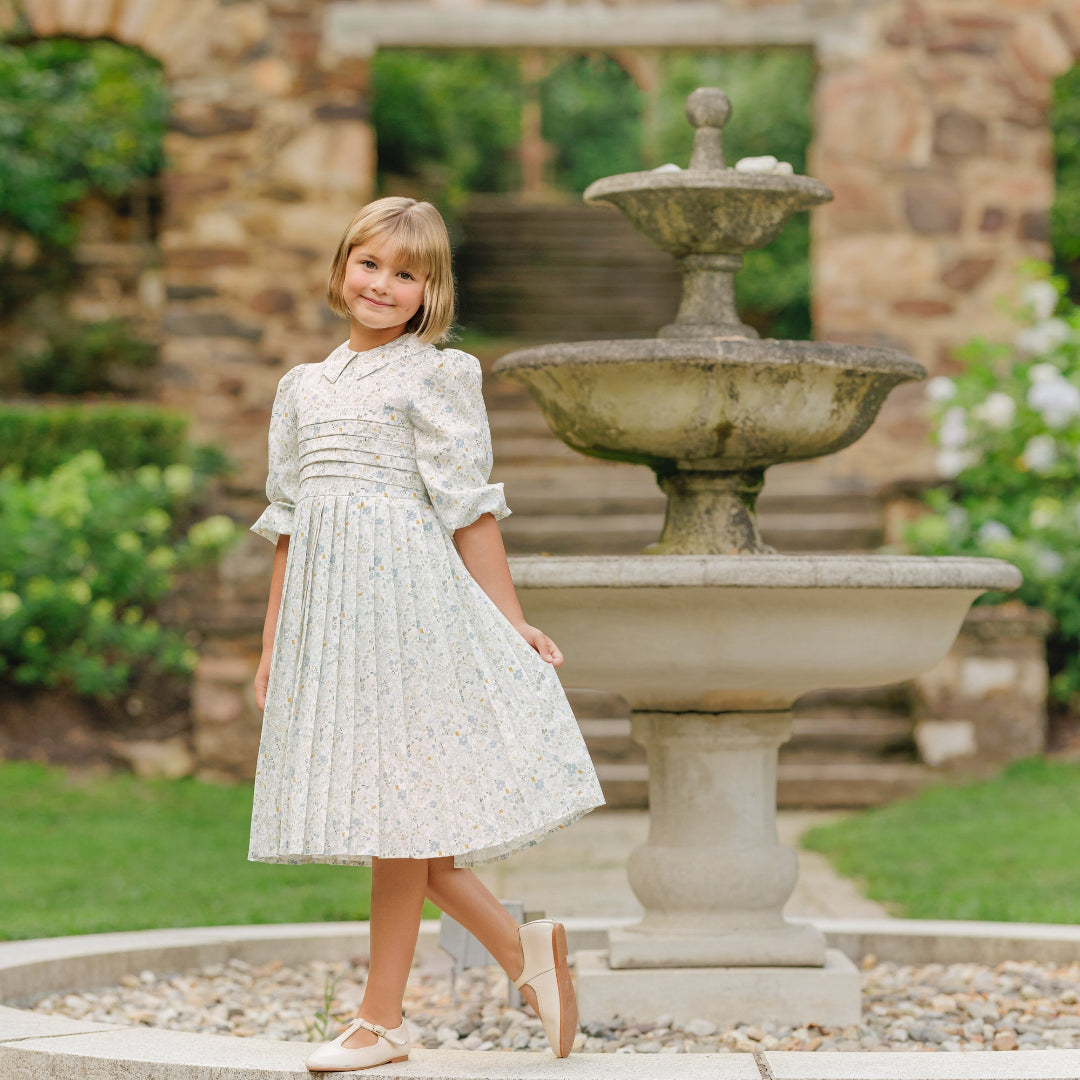 Floral Pleat Dress