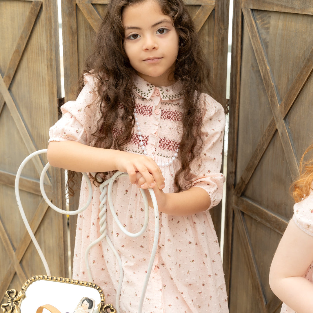 Smocked Pink Dress