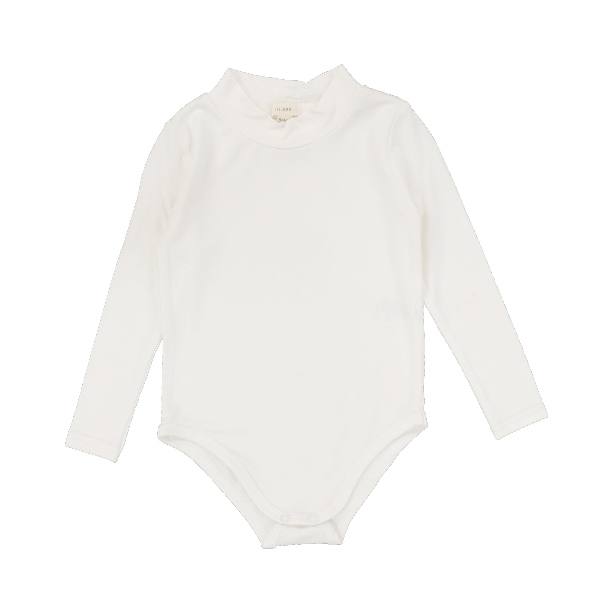 Winter Off White Bamboo Mockneck Onesie