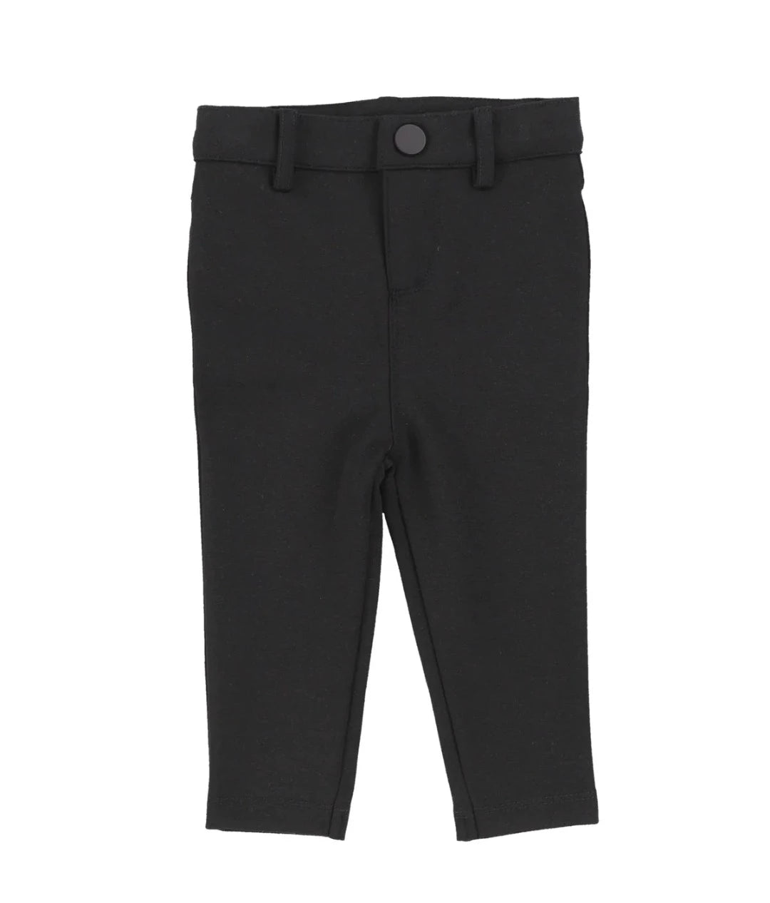 Black Knit Stretch Pants