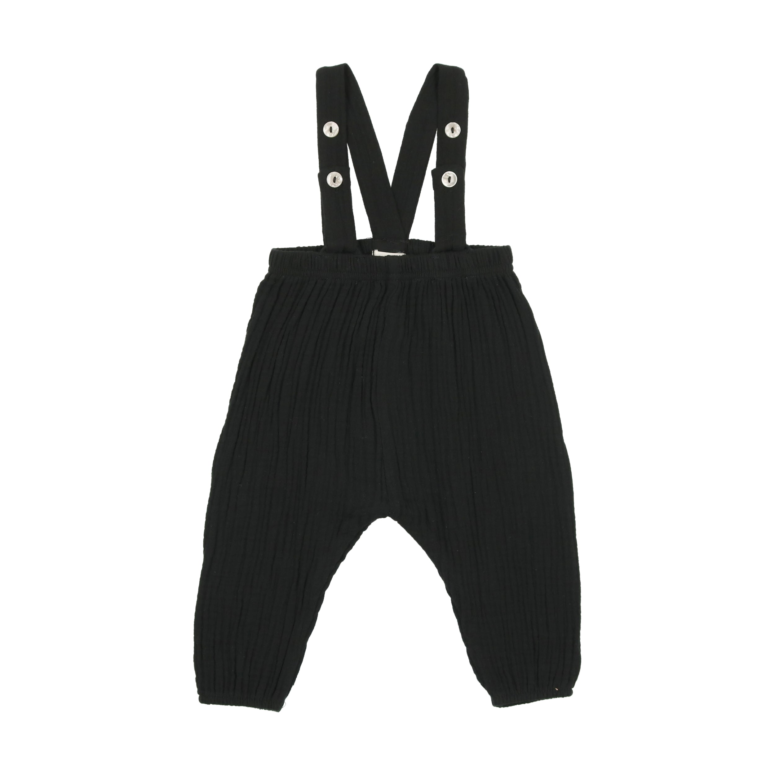 Boys Black Long Bubble Romper