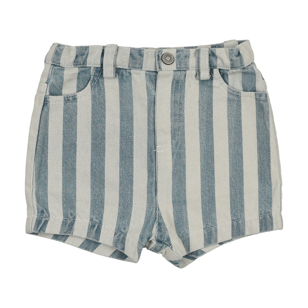 Light Blue Denim Bermuda Shorts