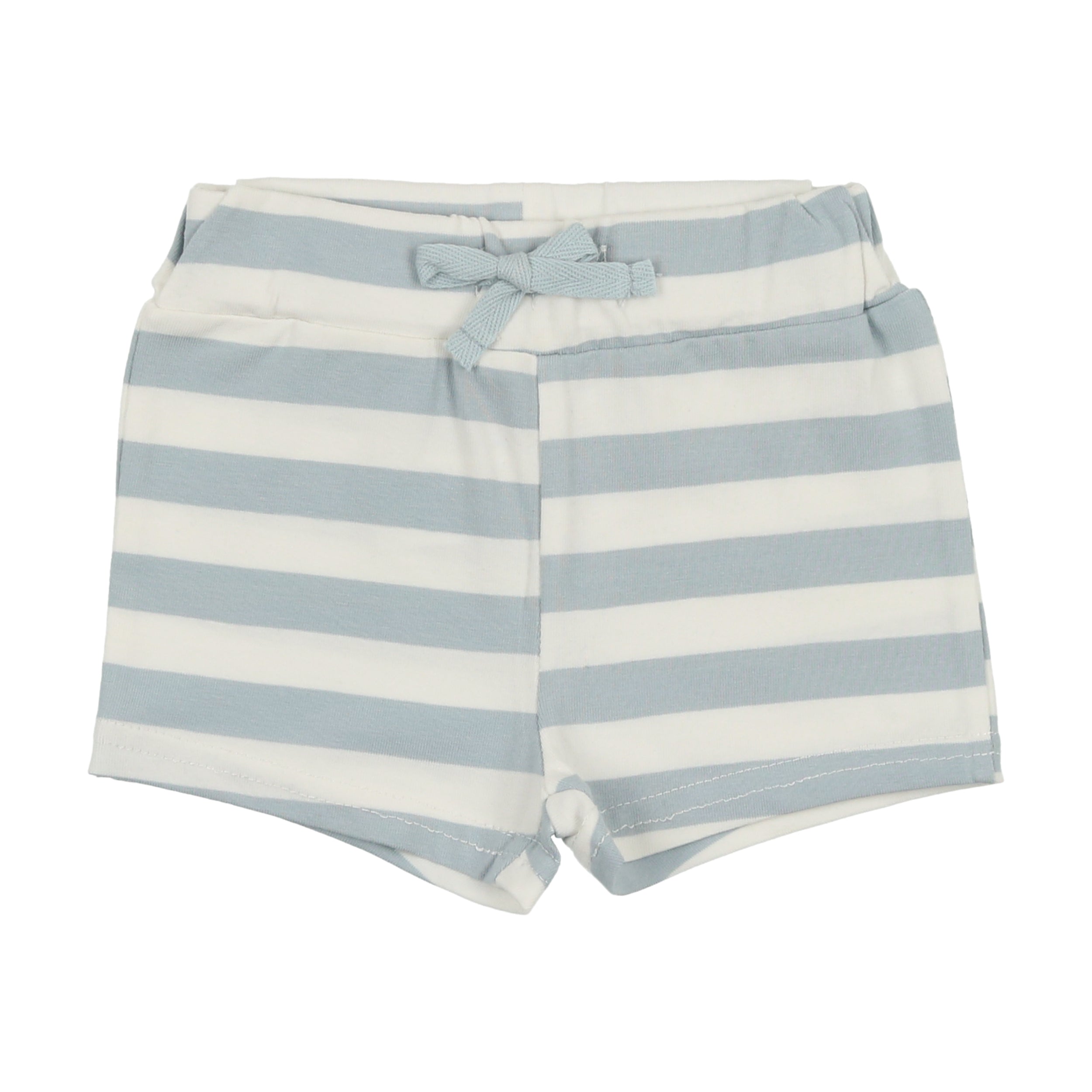 Light Blue Stripe Track Shorts