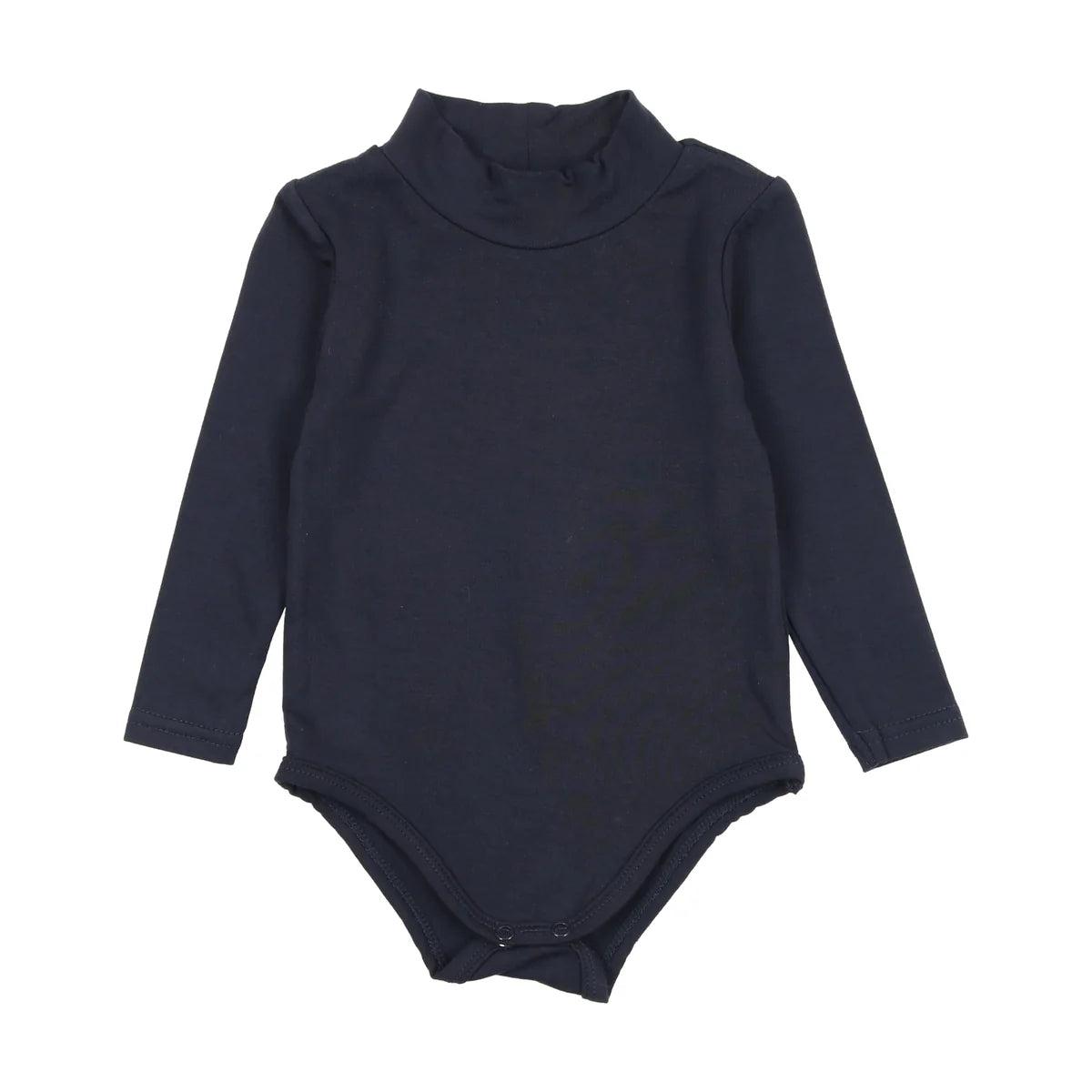 Navy Bamboo Mockneck Onesie