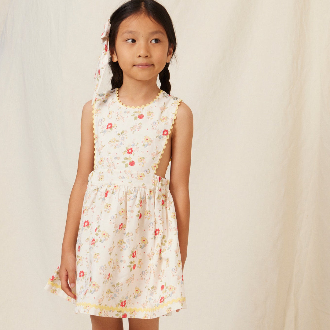 Annice Apron Strawberry Field Dress