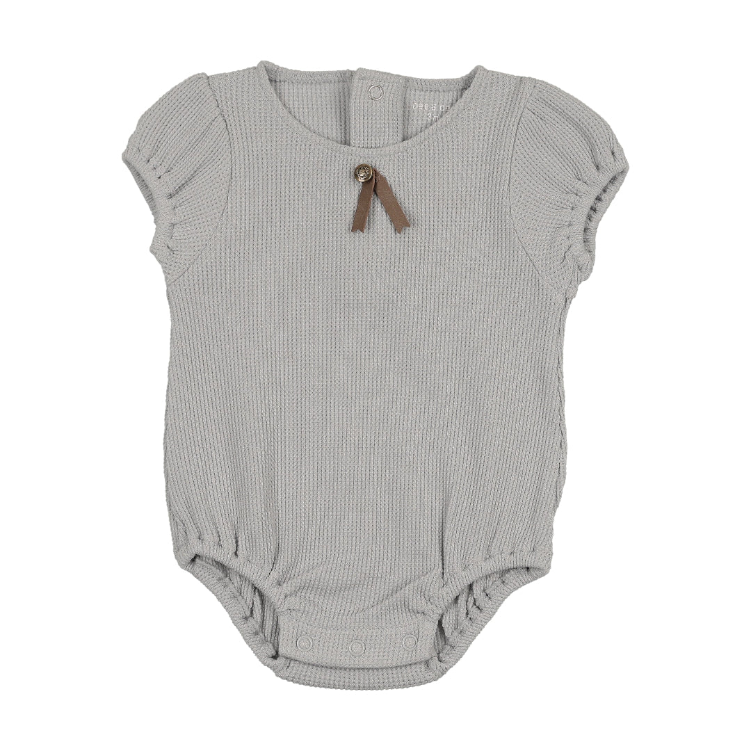 Dusty Blue Waffle Bubble