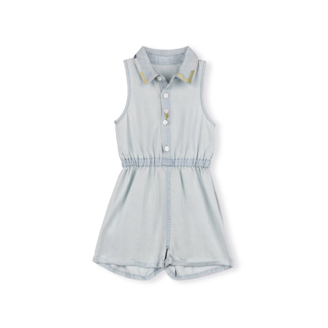 Light Blue Denim Tessin Romper