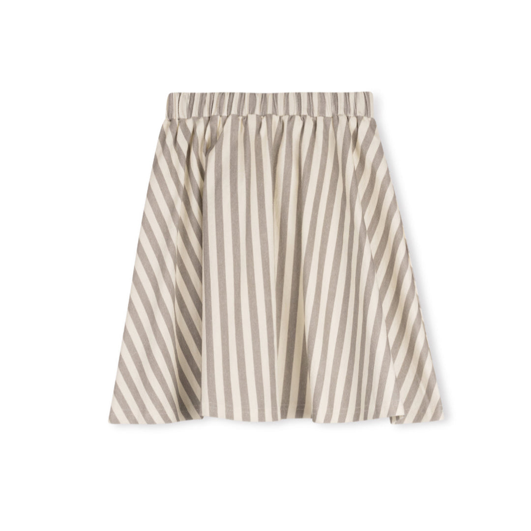 Stripe Spin Denim Skirt