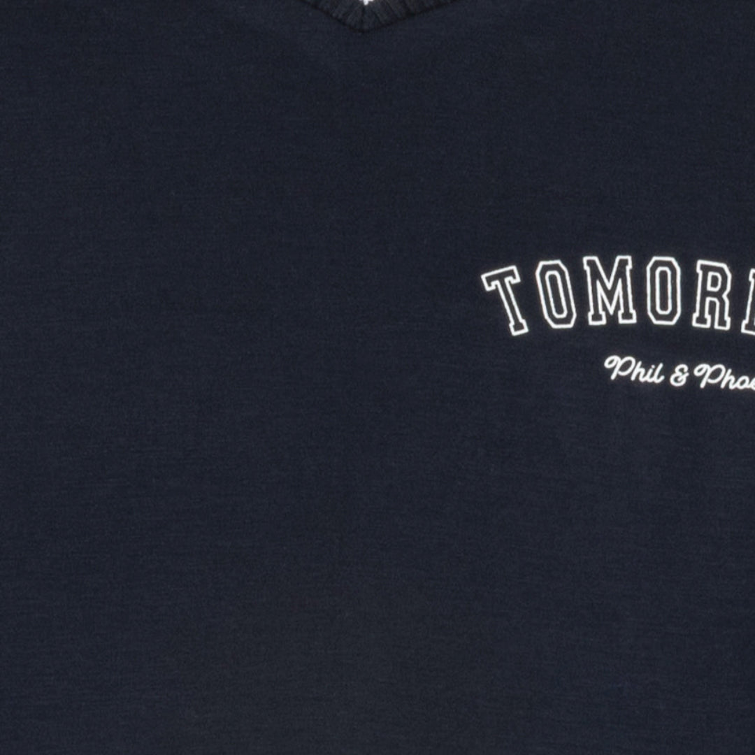 Navy Tomorrow Sweatshirt Dress