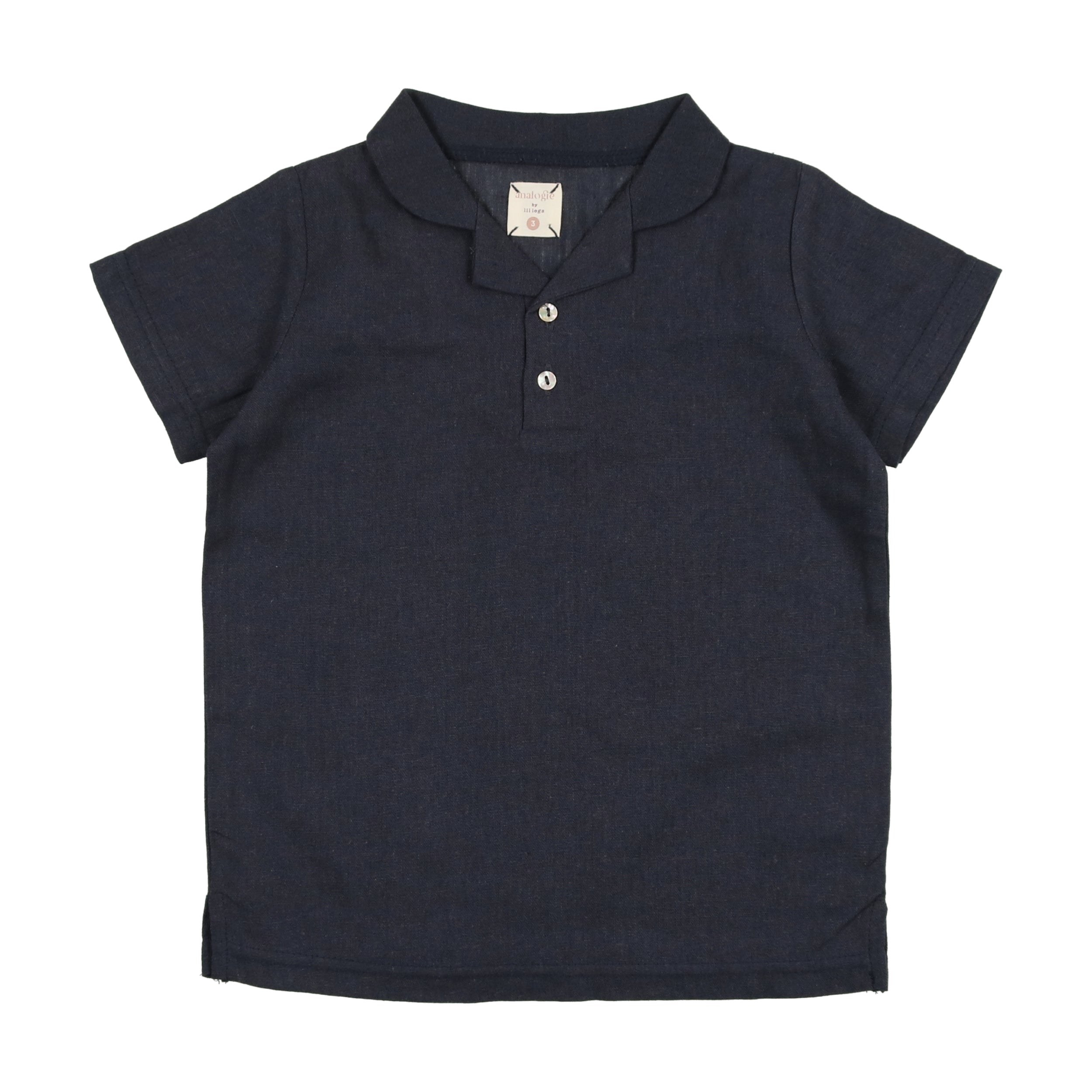 Off Navy Collar Shirt