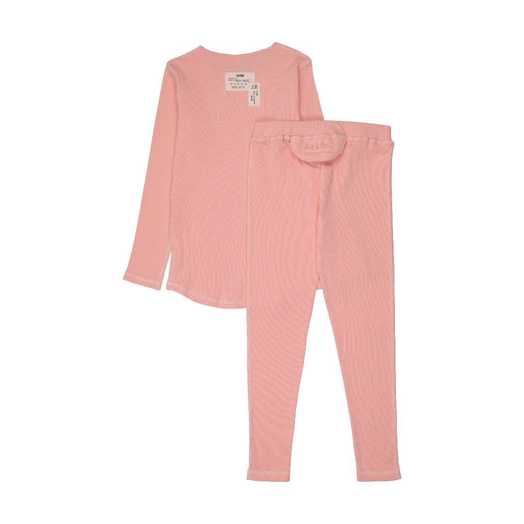 Coral Contrast Loungewear