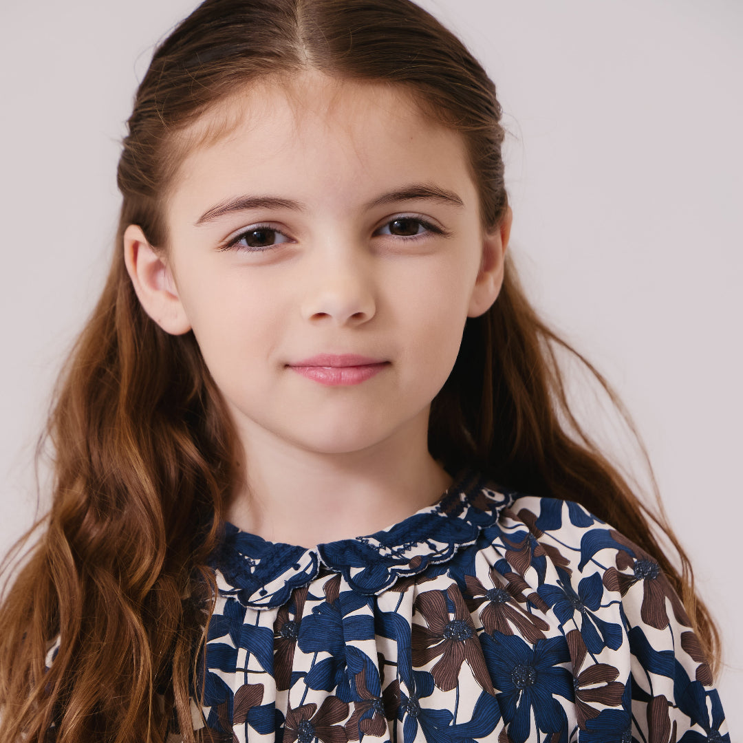 Chocolate Nola Floral Dress