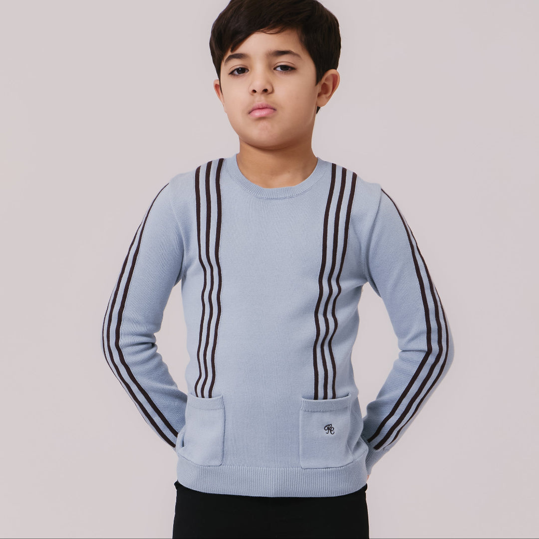 Blue Luke Pocket Sweater