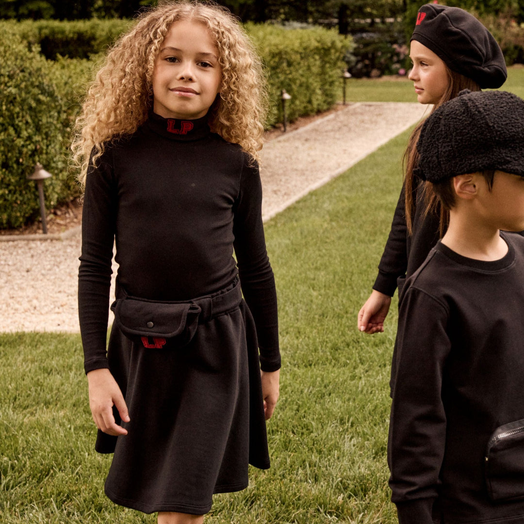 Black LP Pouch Skirt