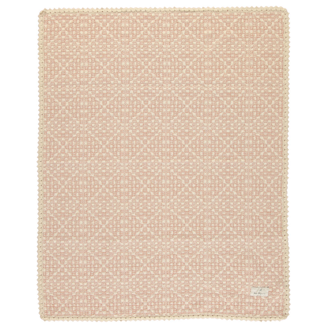 Faded Rose Crochet Baby Blanket