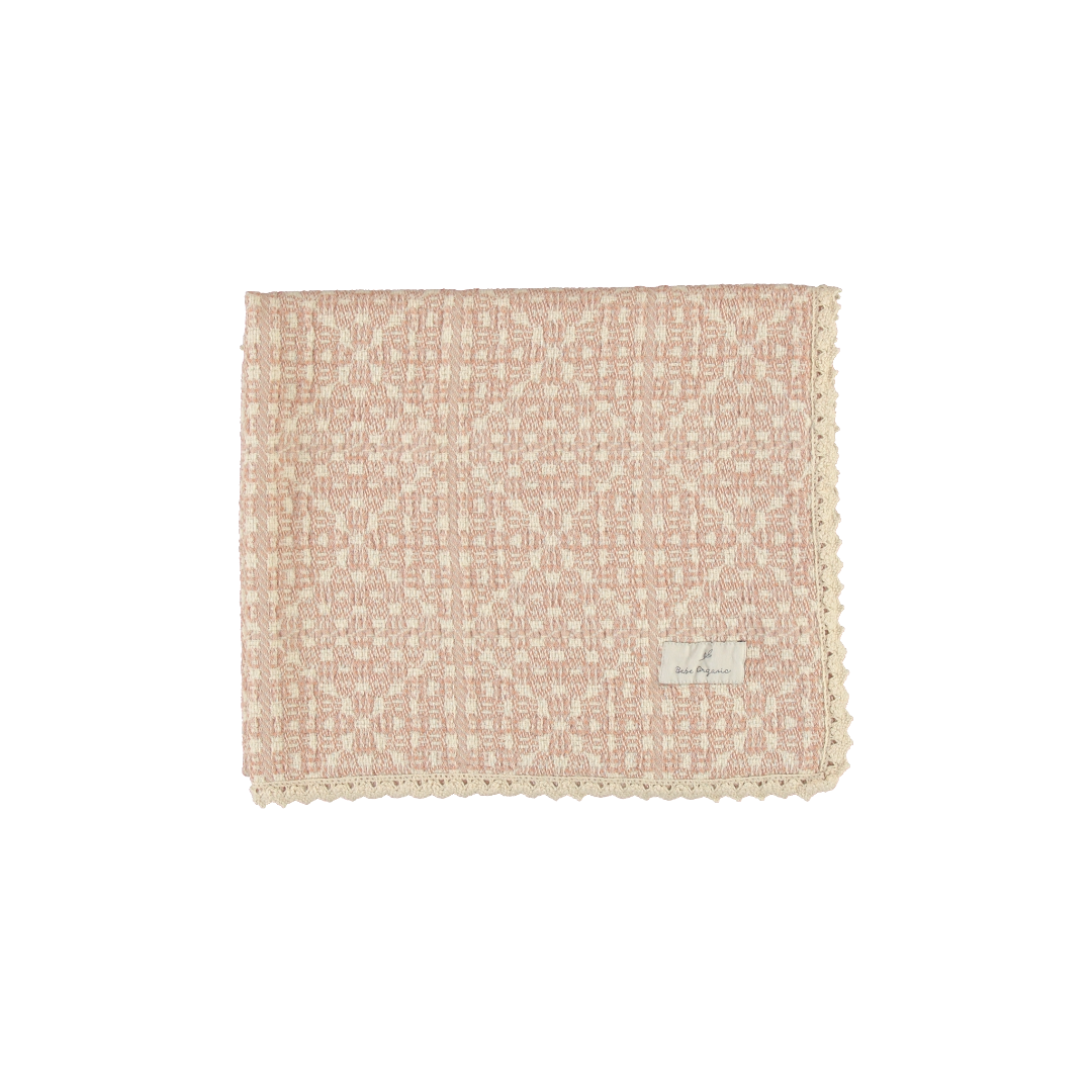 Faded Rose Crochet Baby Blanket