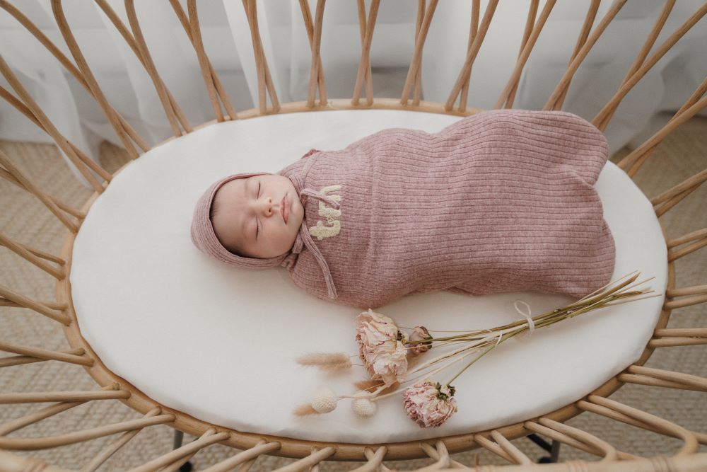 Cream Cocoon & Beanie Set