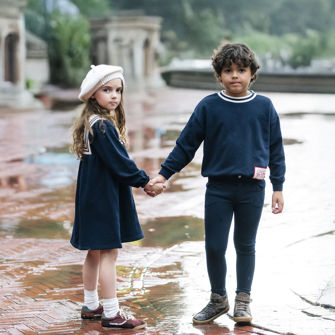 Navy Bon Voyage Dress