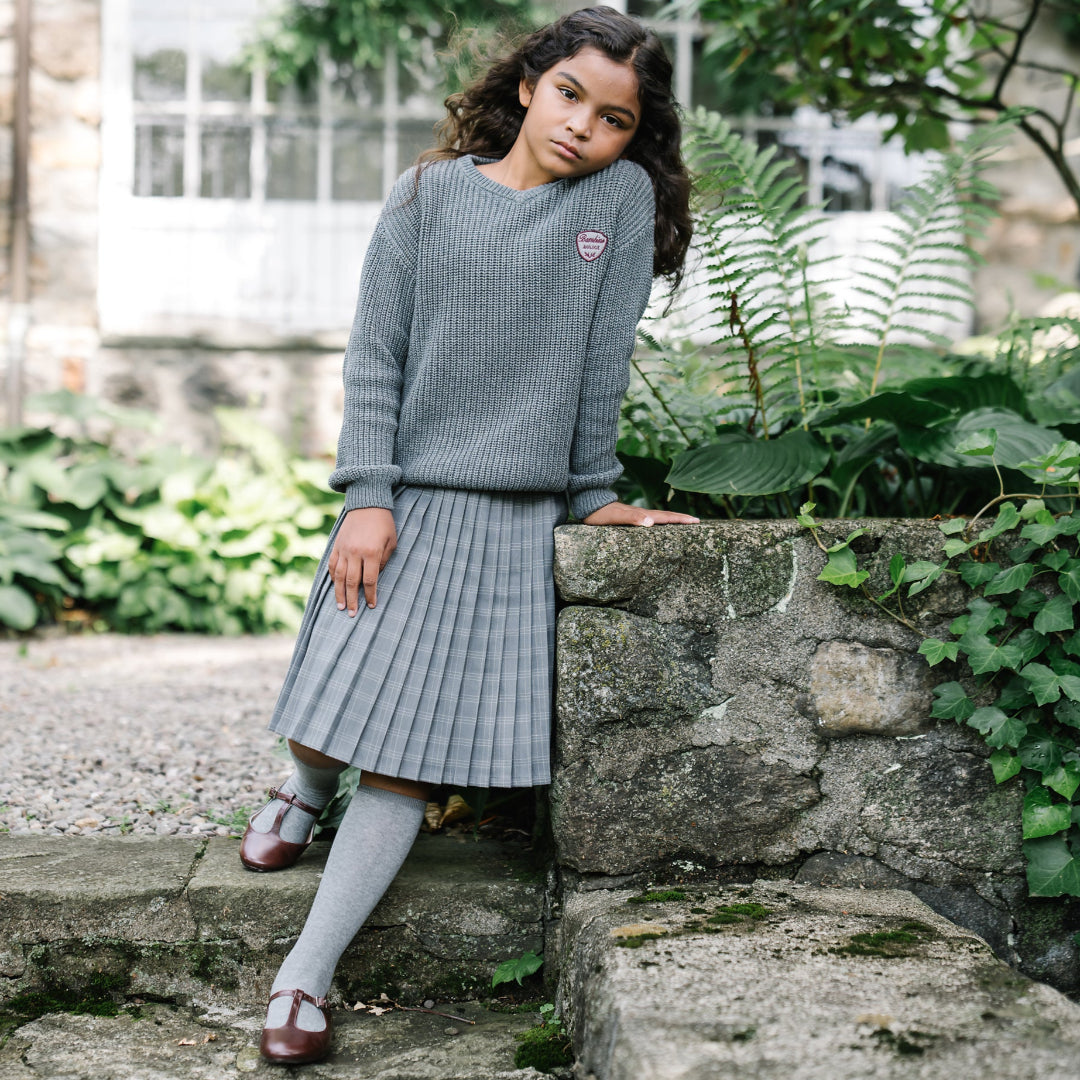 Mid Grey V-Neck Sweater