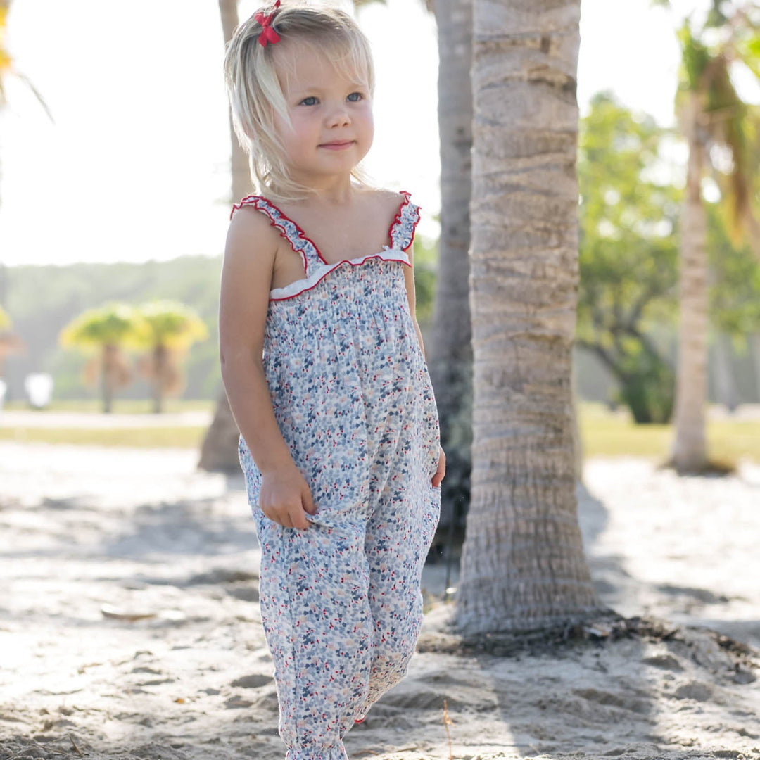 Floral Long Bubble Romper