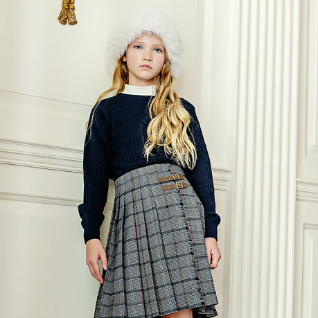 Antique Plaid Kilt Skirt