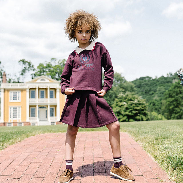 Plum Fan Club Skirt (Custom)