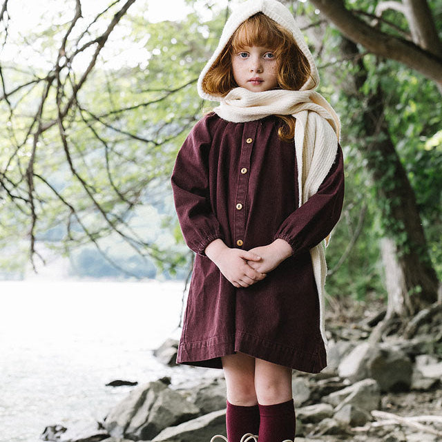 Burgundy Denim Rugged Threads Dress