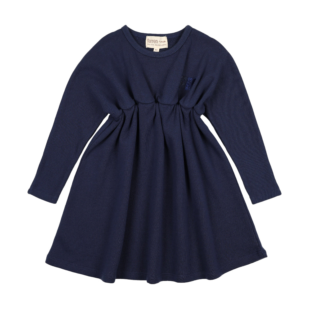 Washed Blue High Waisted Dress