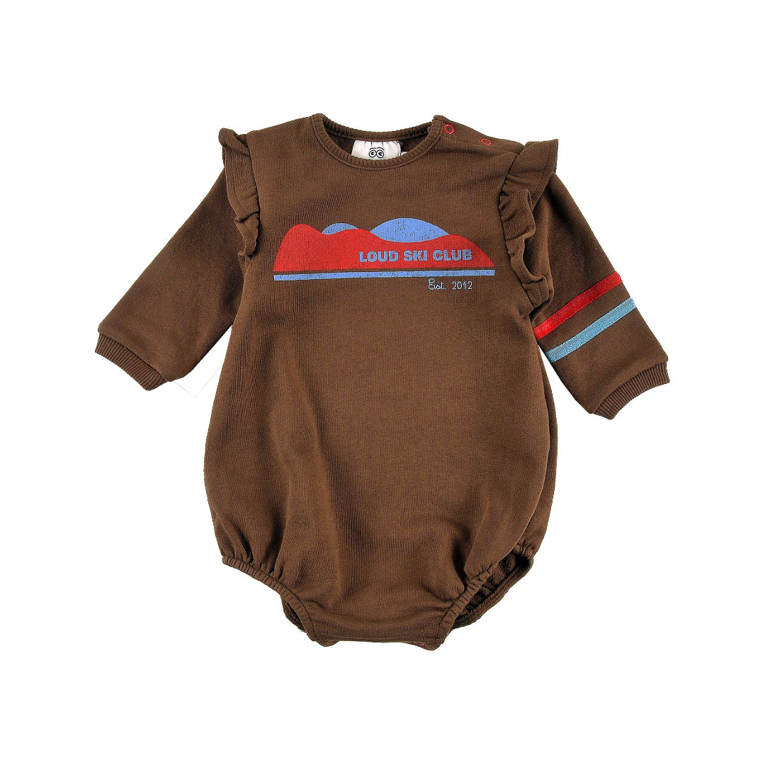 Fondue Fudge Baby Girl Romper, Relaxed Fit