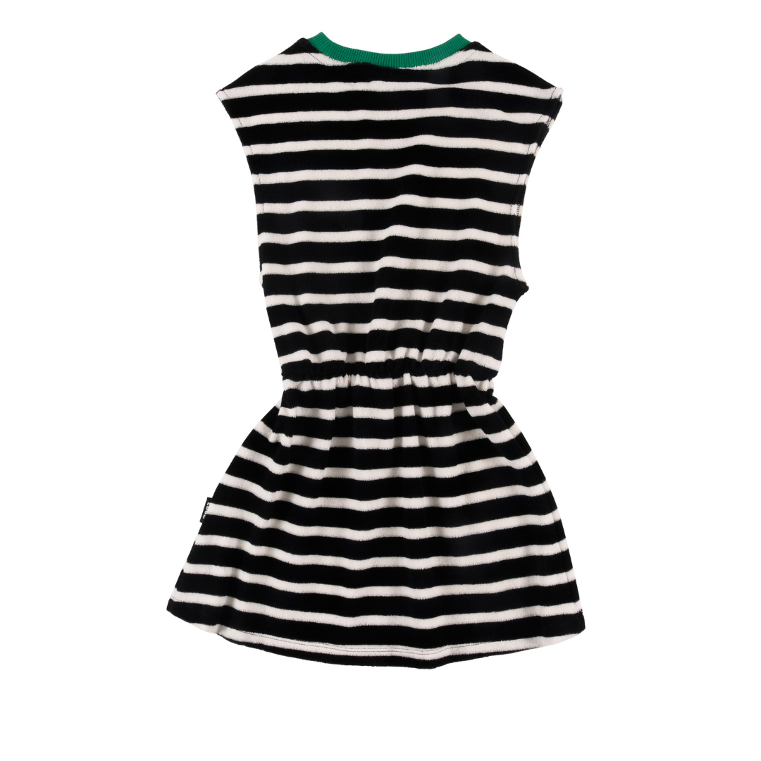 Anthracite Stripe Sleeveless Dress