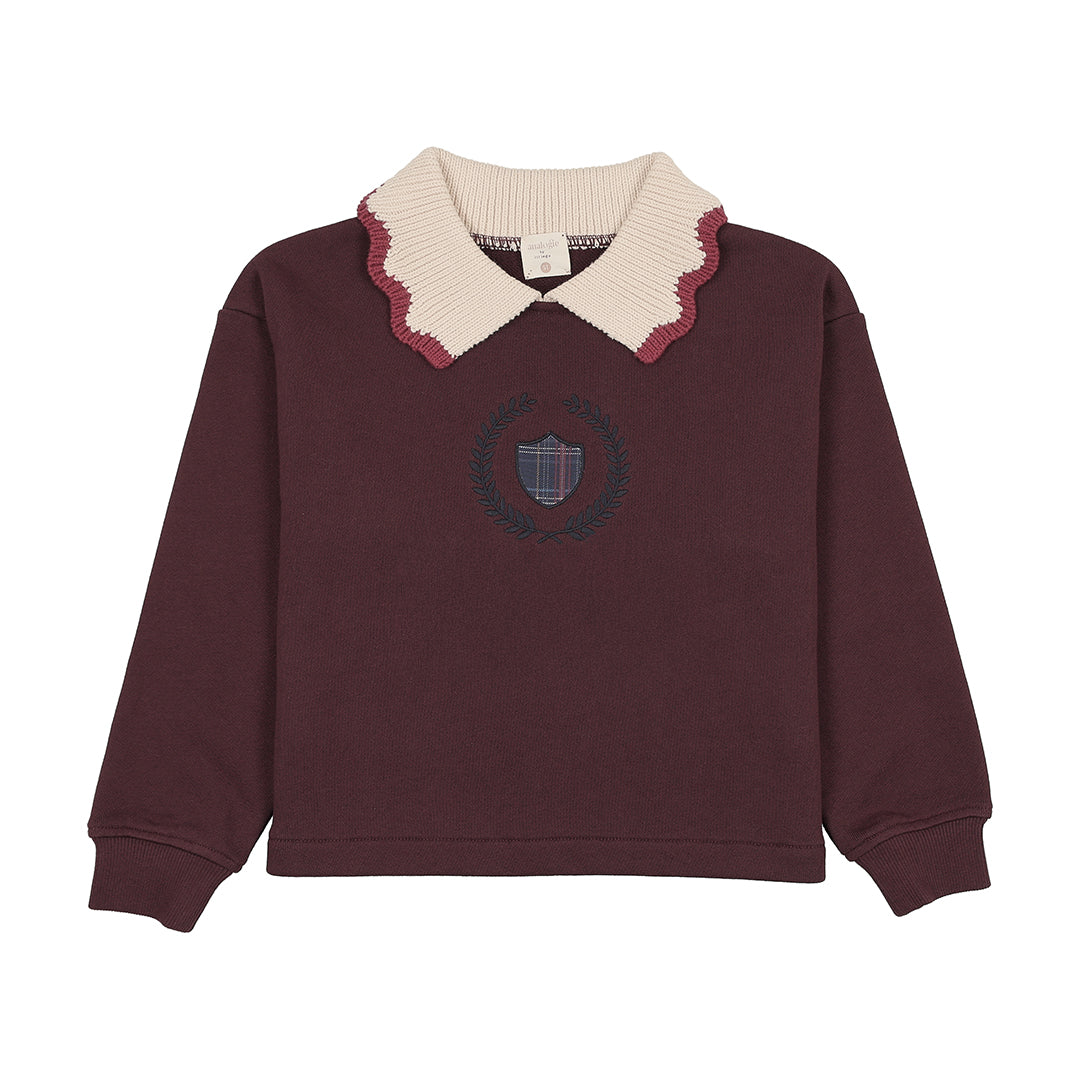 Plum/Cream Fan Club Girls Sweatshirt (Custom)