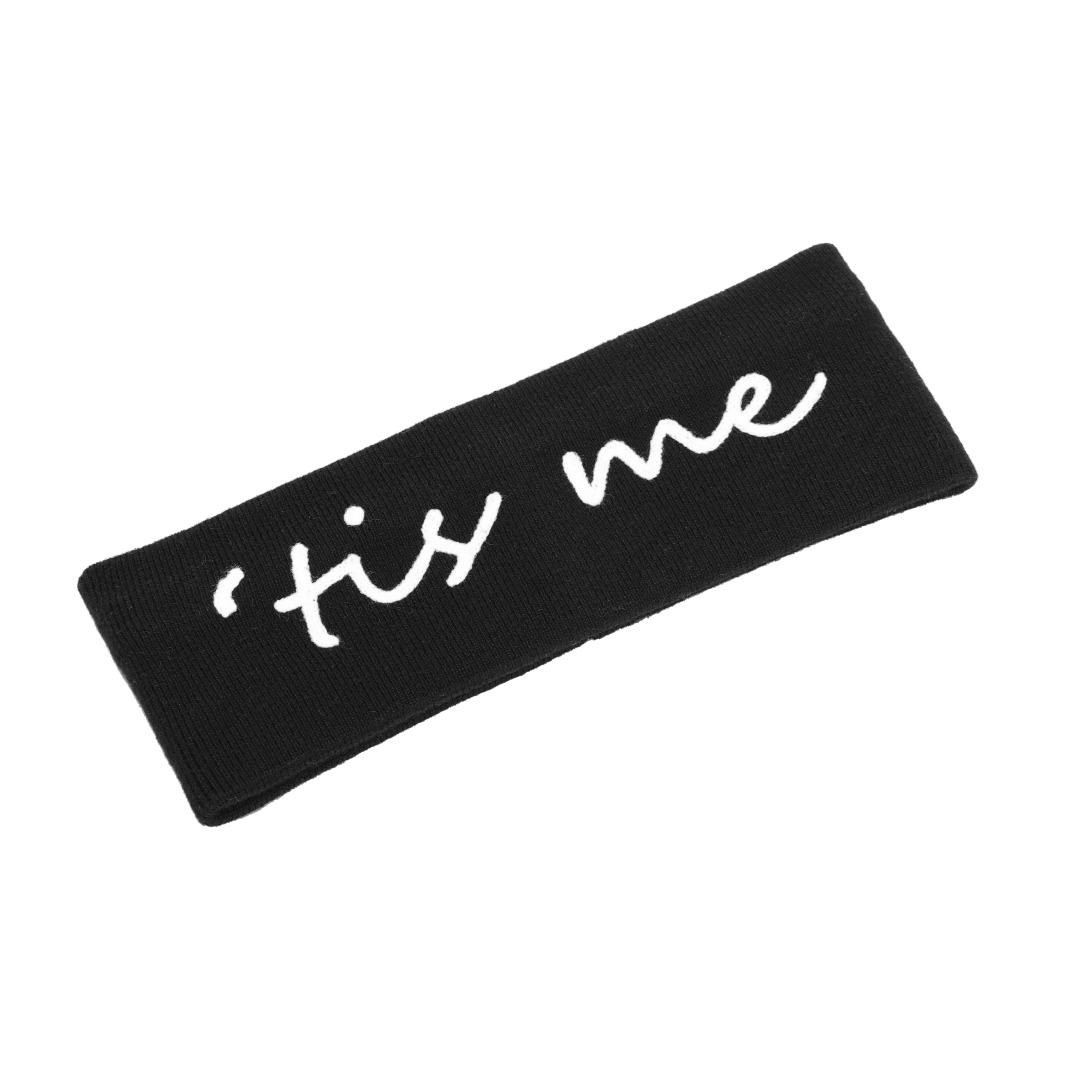 Black Winter Band with White Logo