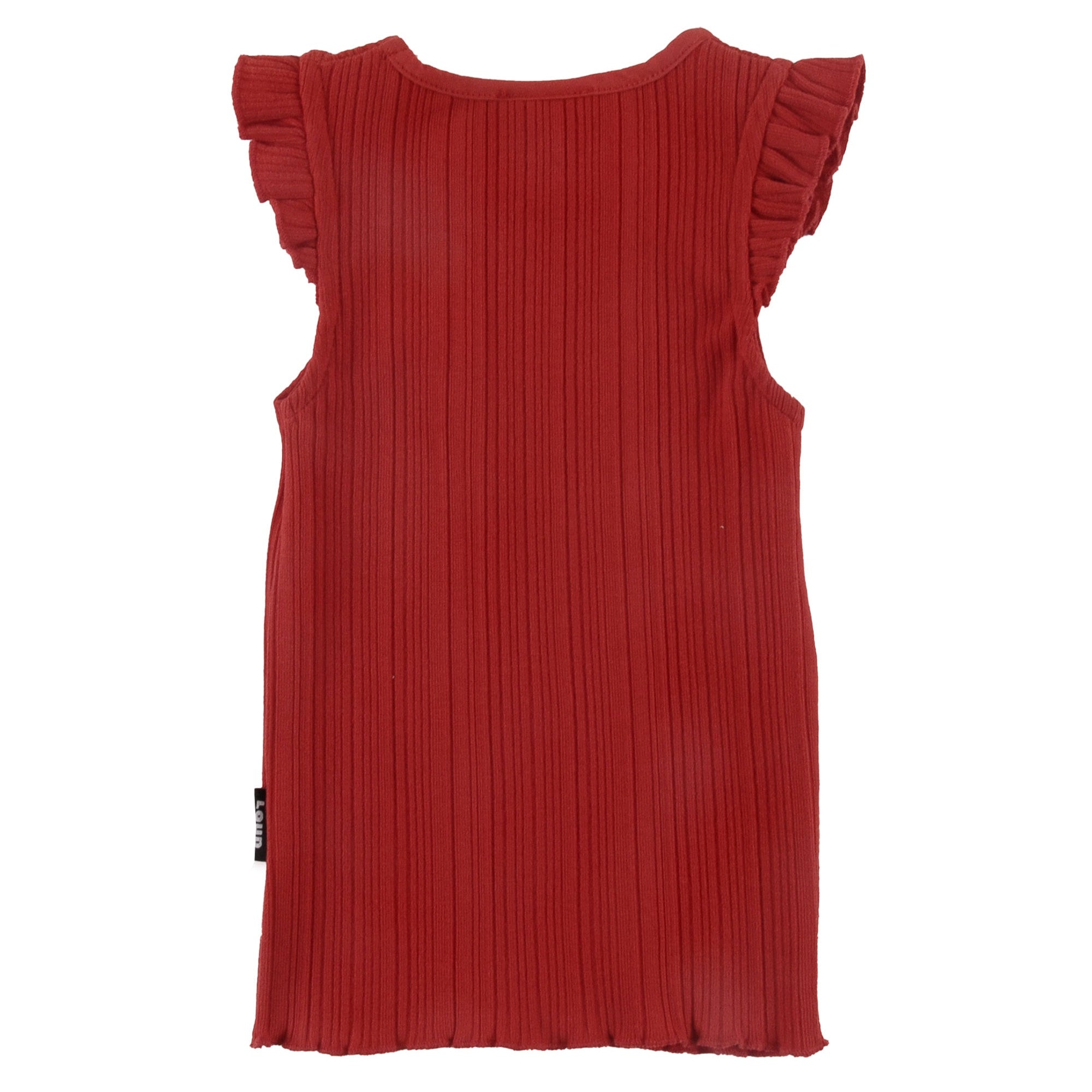 Red Ruffle Vest