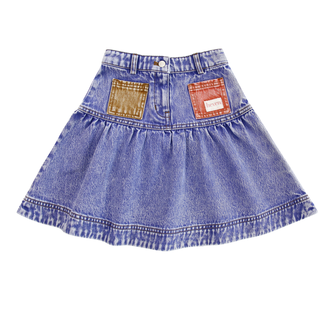 Denim Pocket Skirt