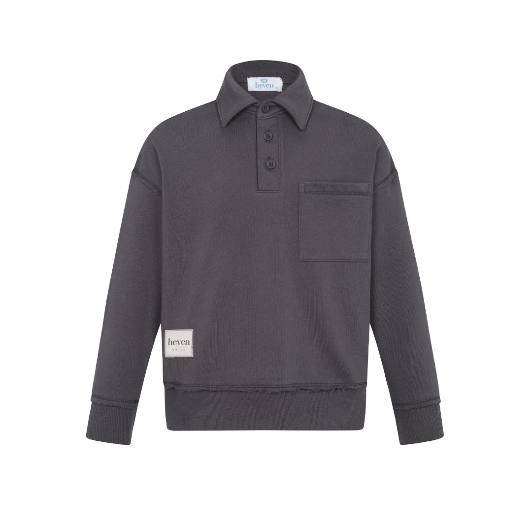 Grey Simply Boys Polo Shirt