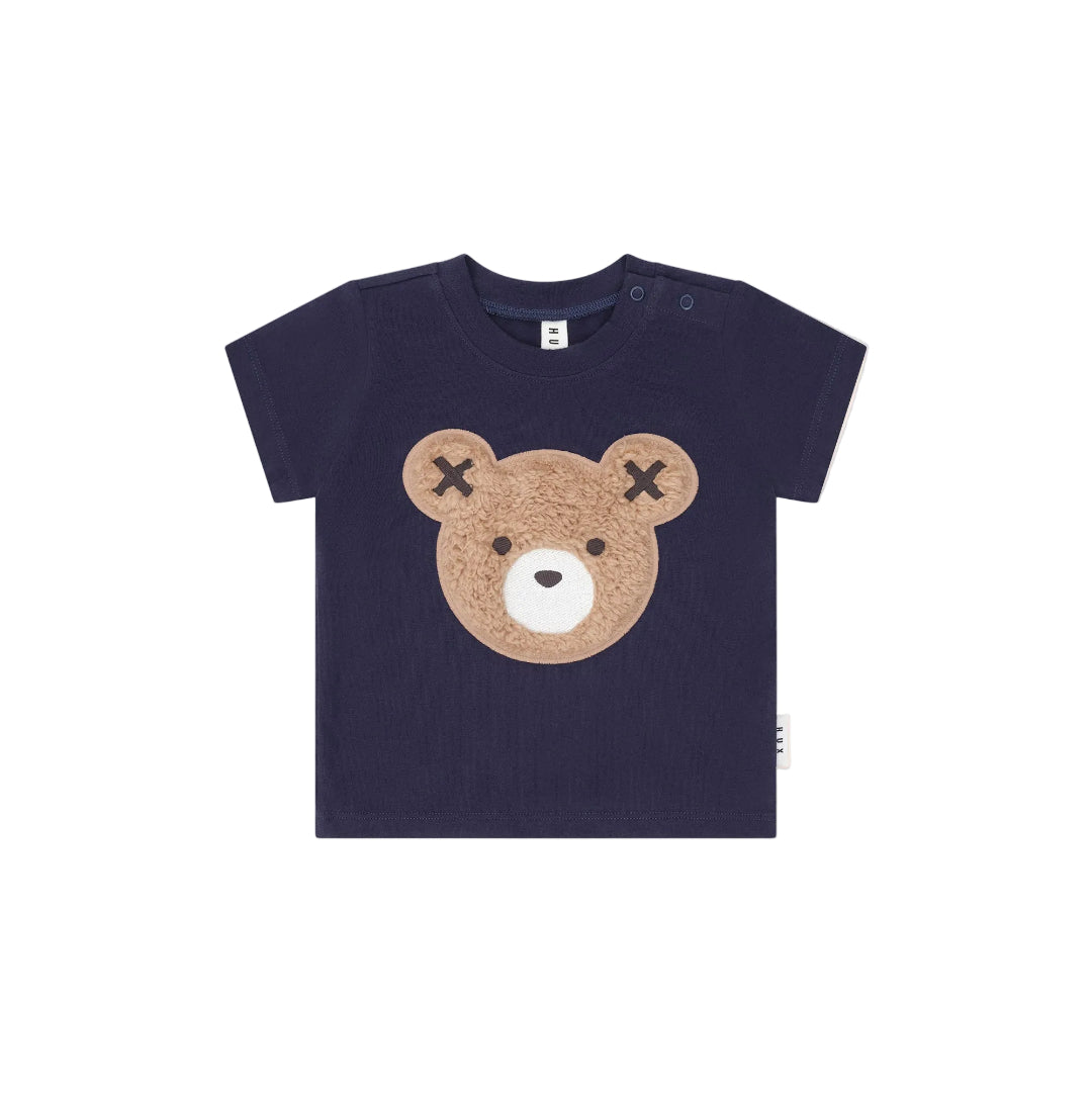 Navy Furry Huxbear Tee