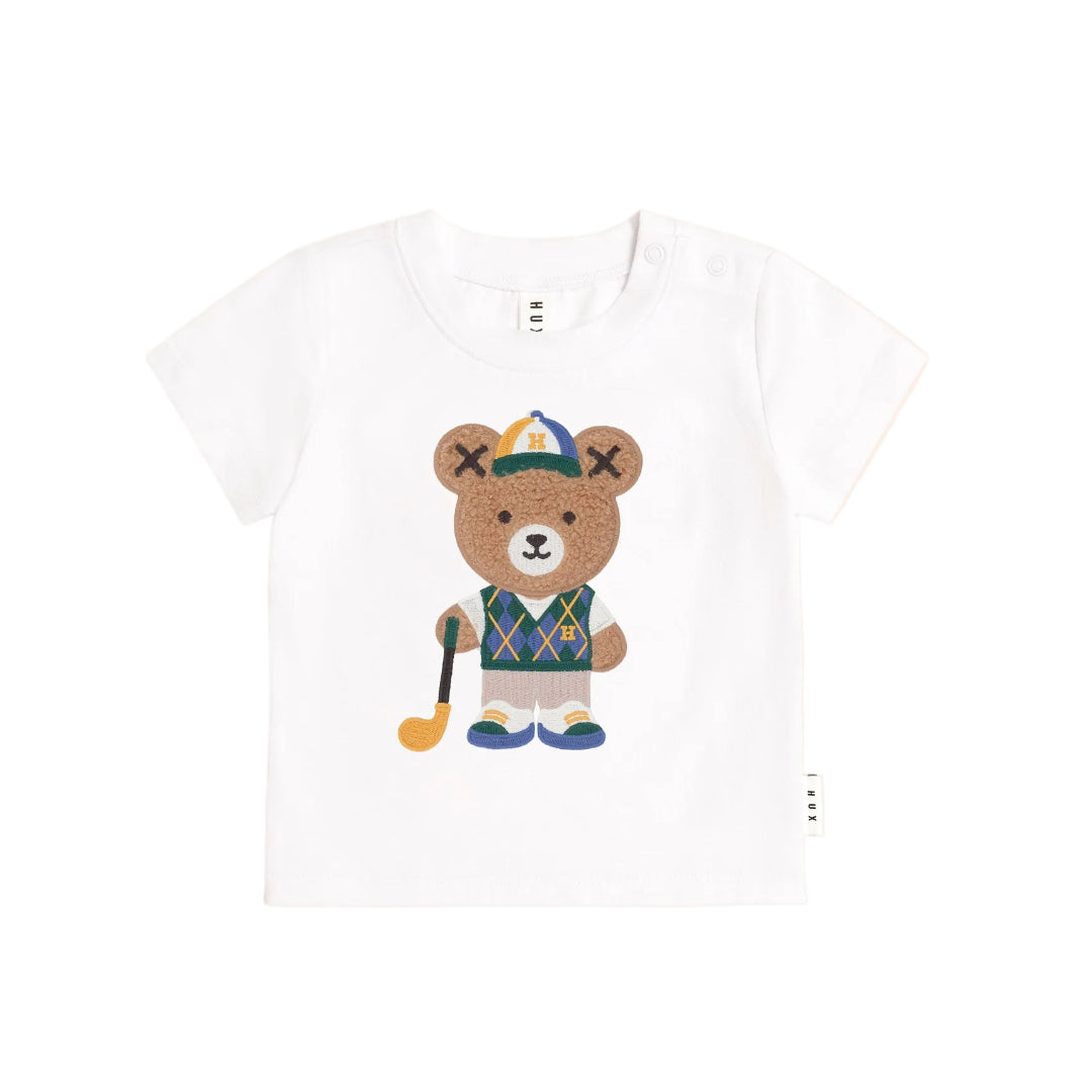 White Golfer Hux Tee