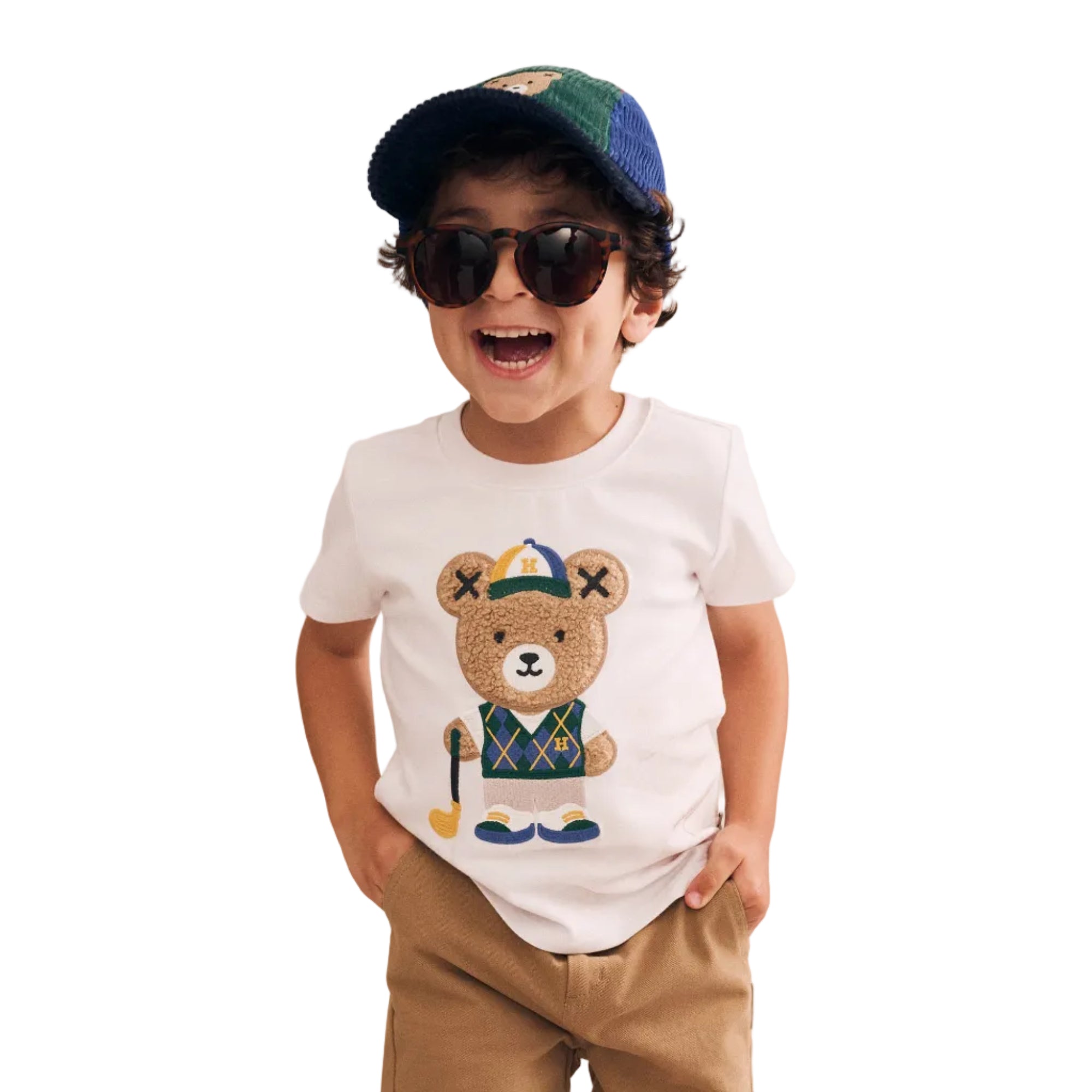 White Golfer Hux Tee