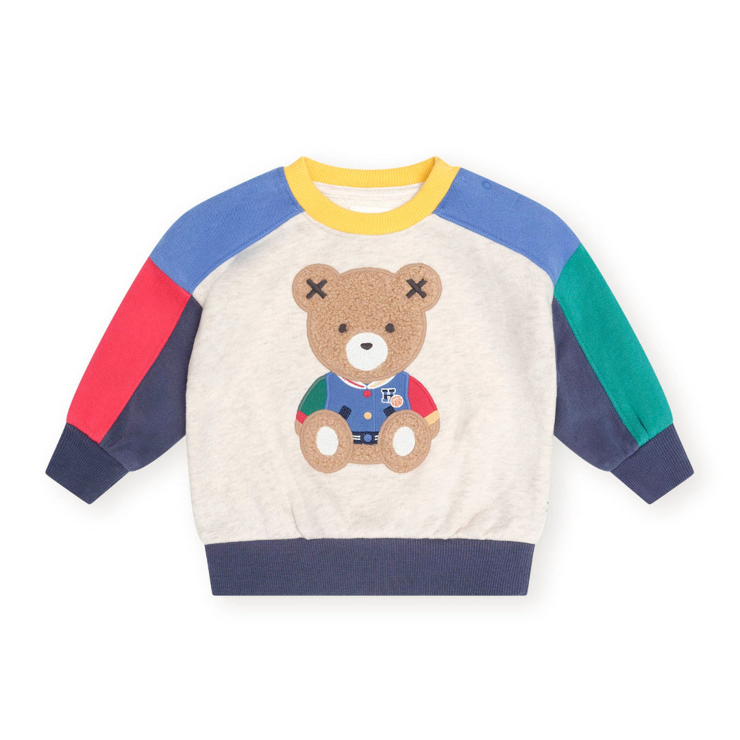 Multi Color Block Sitting Hux Sweatshirt